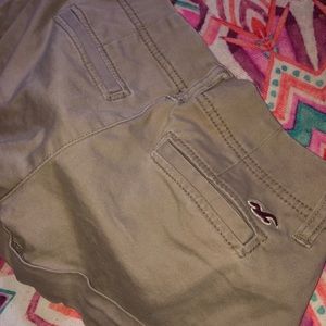 Khaki Hollister shorts